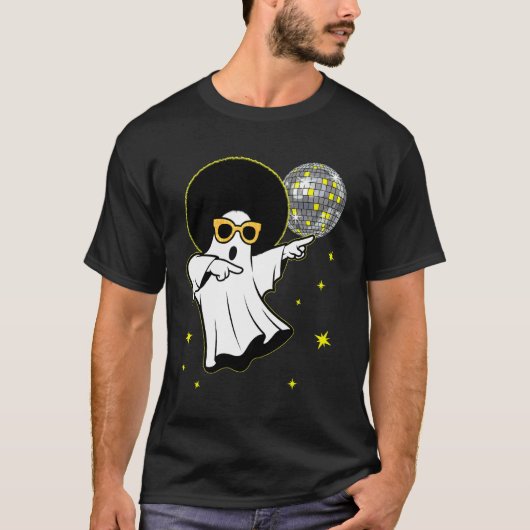 Disco Geest 70s Halloween Danser T-shirt (Voorkant)