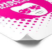Disco geluk Poster (Hoek)