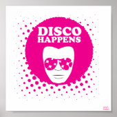 Disco geluk Poster (Voorkant)