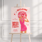 Disco Girl Welkom Poster