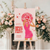 Disco Girl Welkom Poster