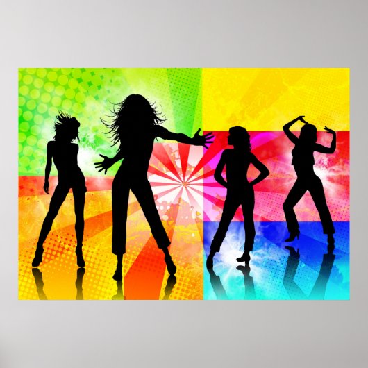 Disco Girls Poster (Voorkant)
