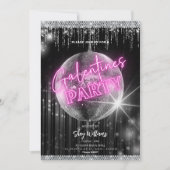 Disco Glam Galentine Party Uitnodiging (Voorkant)