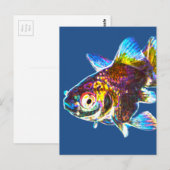 Disco Goldfish Briefkaart (Voorkant / Achterkant)