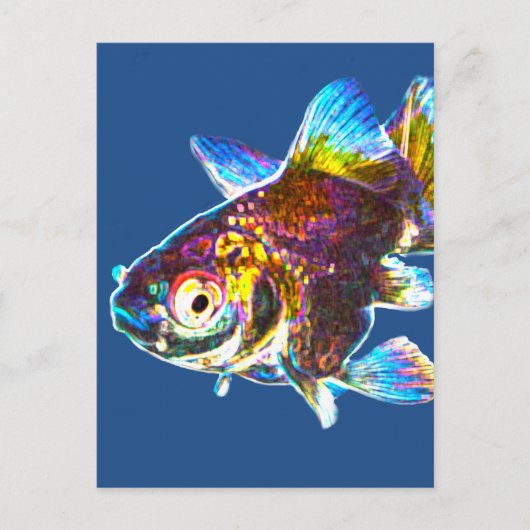 Disco Goldfish Briefkaart (Voorkant)