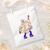 Disco Halloween Afrikaanse Bloemen Spook Bedankzakje (Geknipt)