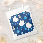 Disco Halloween Afrikaanse spook blauw Bedankzakje (Geknipt)