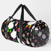 Disco Halloween Afrikaanse spook zwart Plunjezak (Rechterhoek)