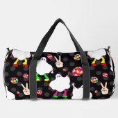 Disco Halloween Afrikaanse spook zwart Plunjezak (Achterkant)