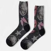 Disco Hearts Socks – Cute Glam Gift for Her Sokken (Links)