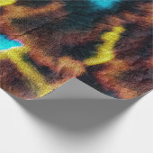 Disco Ikat Pattern. Kleurrijke achtergrond. Cadeaupapier (Hoek)