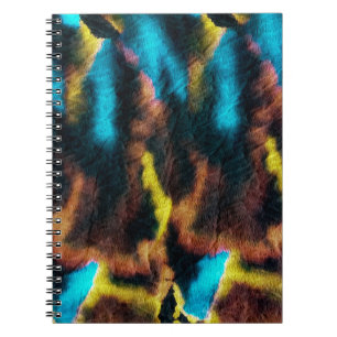 Disco Ikat Pattern. Kleurrijke achtergrond. Notitieboek