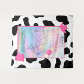 "Disco in de woestijn" Bach-feest achtergrond Wandkleed (Voorkant (horizontaal))