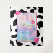 "Disco in de woestijn" Bach-feest achtergrond Wandkleed (Voorkant)