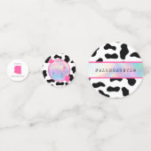 "Disco in de woestijn" Bach-feest tafelconfetti Confetti (Achterkanten)