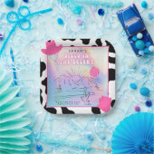 "Disco in de woestijn" Bach Party-Borden Papieren Bordje (Feest)