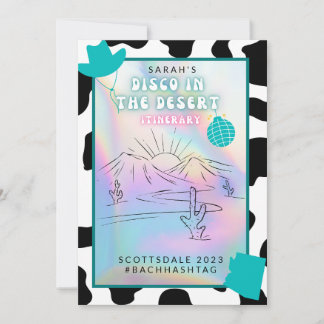 "Disco in de woestijn" Scottsdale Bach-itinerario Kaart
