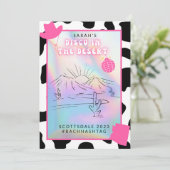 "Disco in de woestijn" Scottsdale Bach uitnodiging (Staand voorkant)