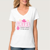 "Disco in the Desert" Bridal Bachelorette T-Shirt (Voorkant)
