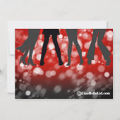 Disco Inferno Bachelorette Party Kaart (Achterkant)