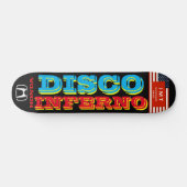 DISCO INFERNO-skateboard, 7 ¾" deck Persoonlijk Skateboard (Horizontaal)