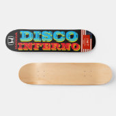 DISCO INFERNO-skateboard, 7 ¾" deck Persoonlijk Skateboard (Horizontaal)