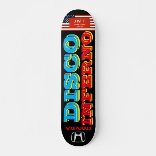 DISCO INFERNO-skateboard, 7 ¾" deck Persoonlijk Skateboard (Voorkant)