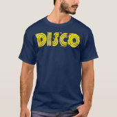Disco jaren 70 Stijl Flashy Licht  Disco T-shirt (Voorkant)