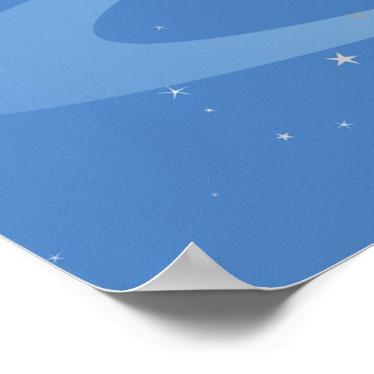 Disco Jazz Saxofoon Sparkling Spiegel Ballen Poster (Hoek)