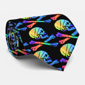 Disco Jolly Roger Stropdas (Opgerold)