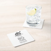 Disco juicht 40 jaar bruiloft Jubileum feest Kartonnen Onderzetters (Insitu)