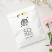 Disco juicht 50 jaar bruiloft Jubileum feest Bedankzakje (Gezegeld)