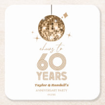 Disco juicht 60 jaar bruiloft Jubileum feest