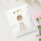 Disco juicht 75 jaar bruiloft Jubileum feest Bedankzakje (Gezegeld)