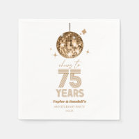 Disco juicht 75 jaar bruiloft Jubileum feest
