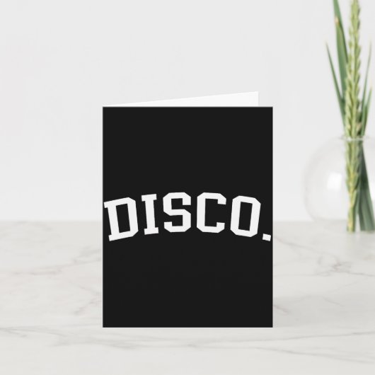 Disco kaart (Voorkant)