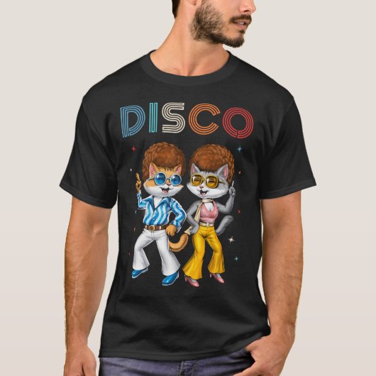 Disco Katten T-shirt (Voorkant)