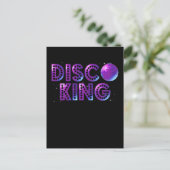 Disco King Dancing 70s 90s Music Love Briefkaart (Staand voorkant)