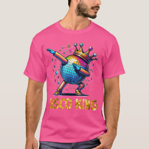 Disco King Kostuum 70s Dansfeesten LED Disco Licht T-shirt