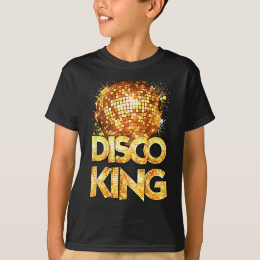 Disco King - Seventies Costume Disco Ball  T-shirt (Voorkant)