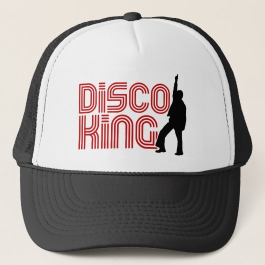 Disco King Trucker Hat Pet (Voorkant)