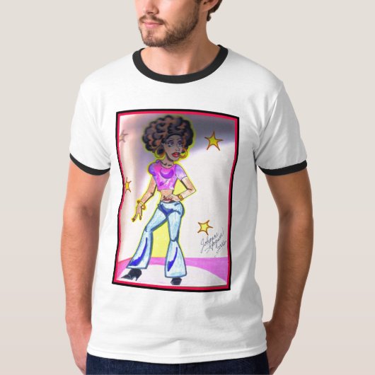 disco koningin t-shirt (Voorkant)
