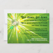 Disco Licht 70s Partij Kaart (Voorkant)