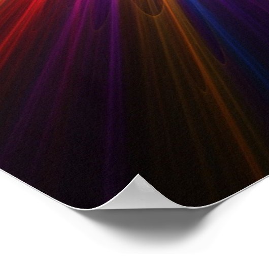 Disco-licht - Poster (Hoek)