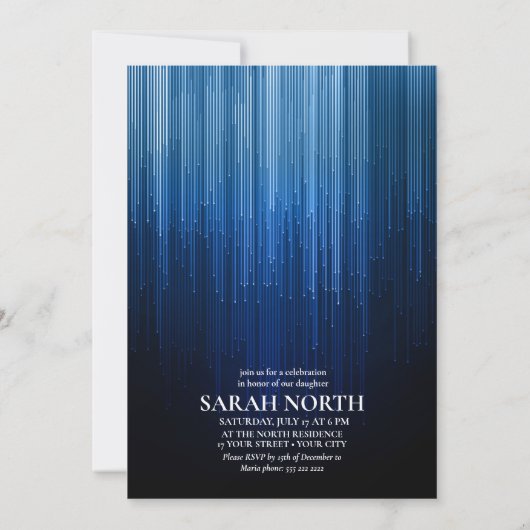 Disco Lights 16 Blue ID777 Kaart (Achterkant)