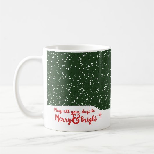 Disco Llama Holiday Merry & Bright 11oz Coffee Mok (Links)