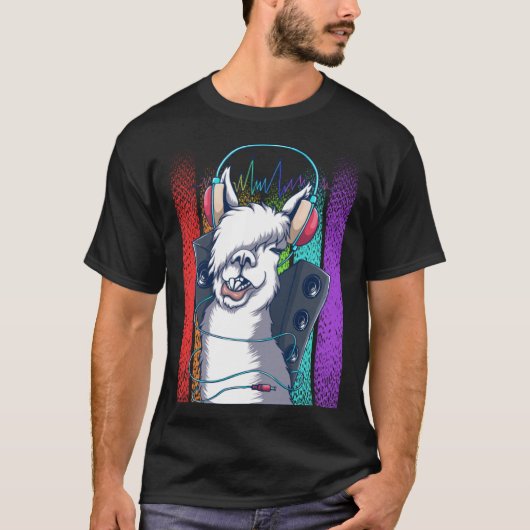 Disco Llama is mijn dierlijk T-shirt (Voorkant)