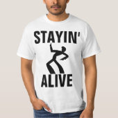 DISCO LOVER T-shirts, IN LEVEN BLIJVEN T-shirt (Voorkant)