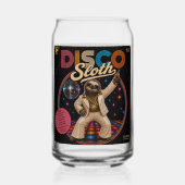 Disco Luiaard Blikvorm Glas (Voorkant)
