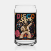 Disco Luiaard Blikvorm Glas (Achterkant)